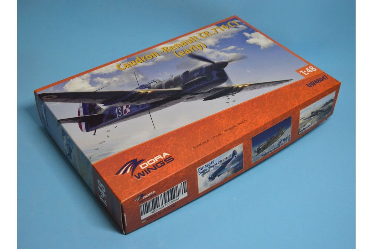 100 - Dora Wings - 48047 - Caudron CR.714.C1 - box front right
