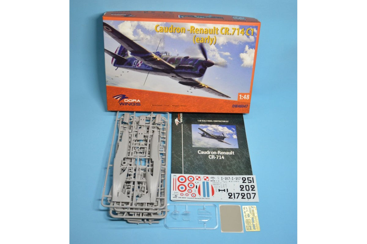 100 - Dora Wings - 48047 - Caudron CR.714.C1 - box contents