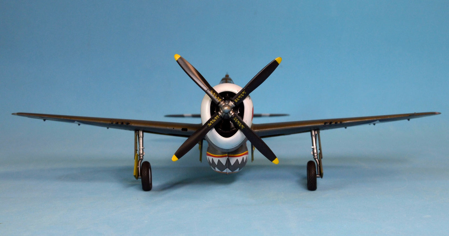 703 - Dora Wings - 48054 - Republic P-47C Thunderbolt with Ferry Tank - painted model