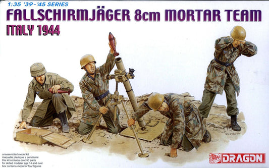 010 - Dragon - 6215 - German Fallschirmjäger 8cm GrW 42 Mortar Team (Italy 1944) - primary image