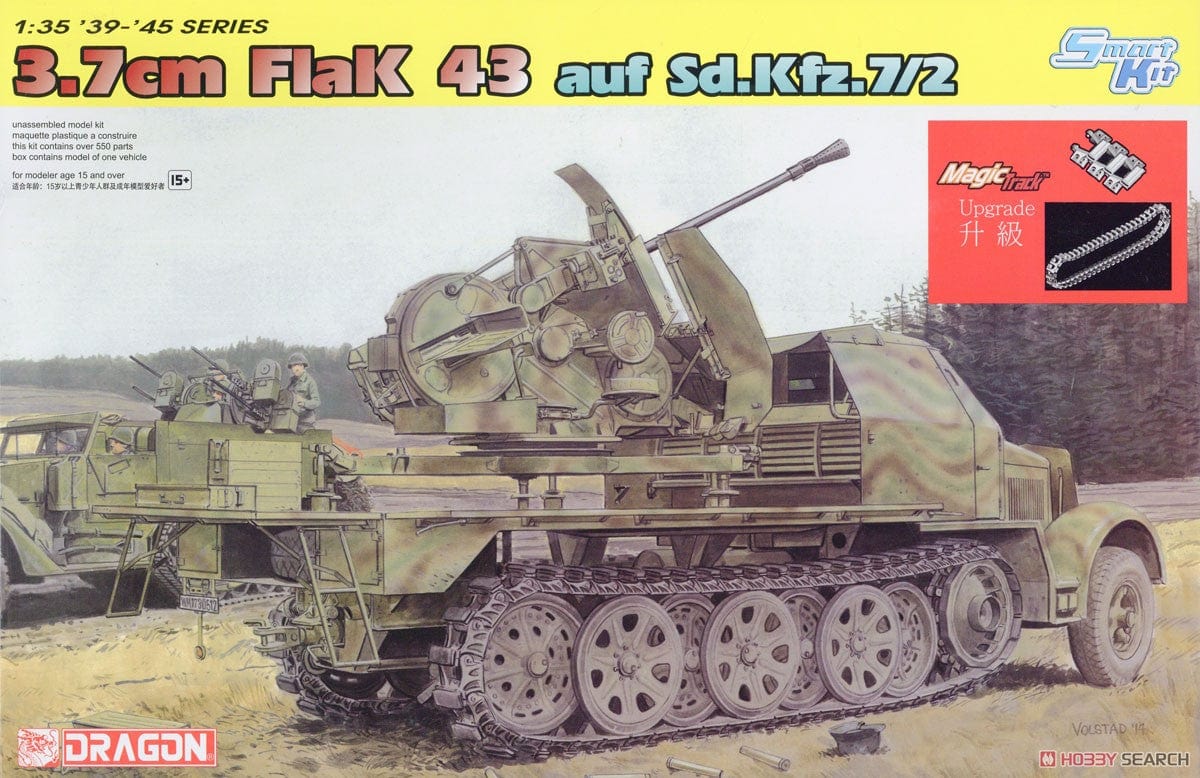 010 - Dragon - 6553 - Sd.Kfz. 7/2 (3.7cm Flak 43) - primary image