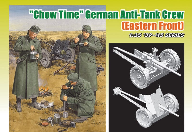 010 - Dragon - 6697 - ‘Chow Time’ - 3.7cm Pak 35/36 with Crew - primary image