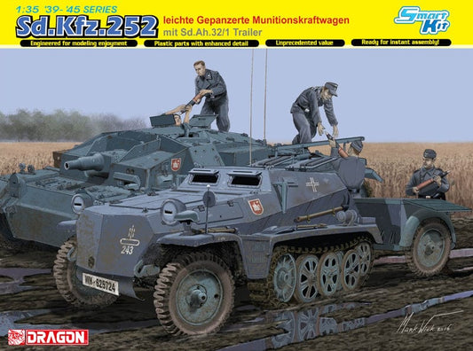 010 - Dragon - 6718 - Sd.Kfz. 252 with Sd.Ah. 32/1 - primary image