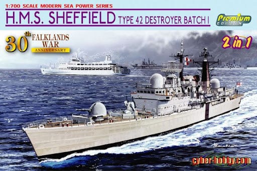 010 - Dragon - 7133 - HMS Sheffield (D80) - primary image