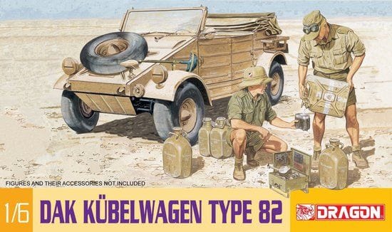 010 - Dragon - 75021 - DAK Volkswagen Typ 82 l.Pkw. K1 Kübelwagen - primary image