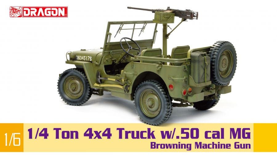 010 - Dragon - 75052 - Willys MB ¼-ton 4x4 Jeep with .50 cal MG - primary image