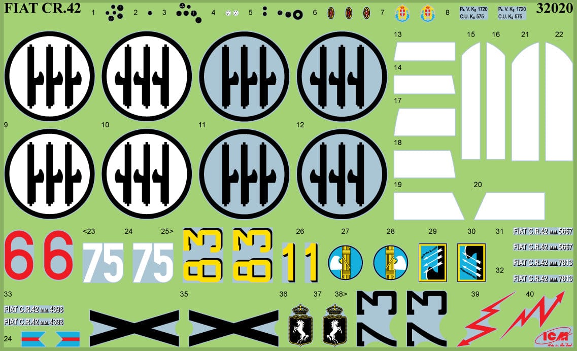 400 - ICM - DS3201 - Battle of Malta - decals