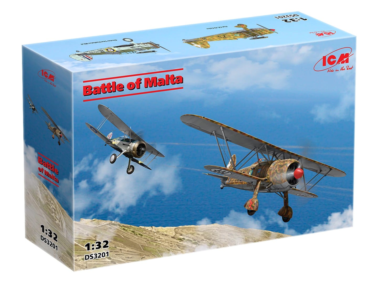 100 - ICM - DS3201 - Battle of Malta - box front left angle