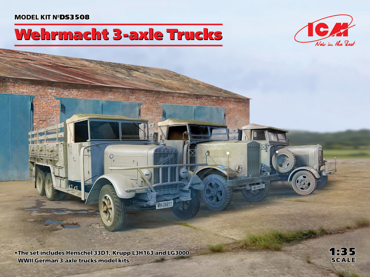 010 - German 3-axle Trucks - primary image