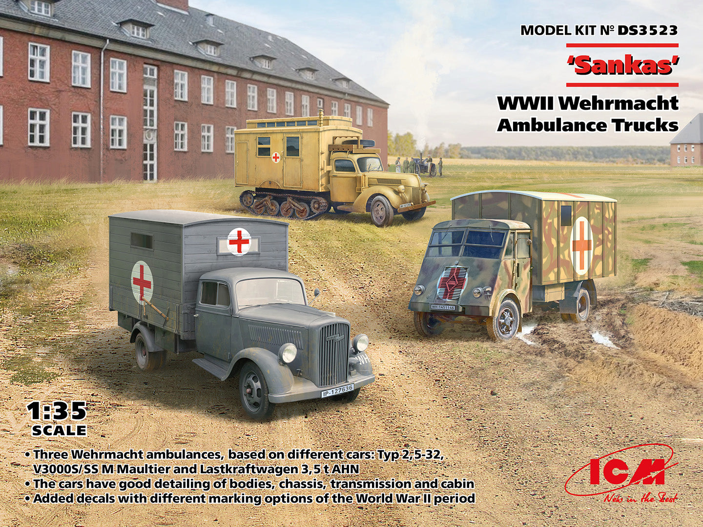 010 - German Ambulance Trucks ‘Sankas’ (WW2) - primary image