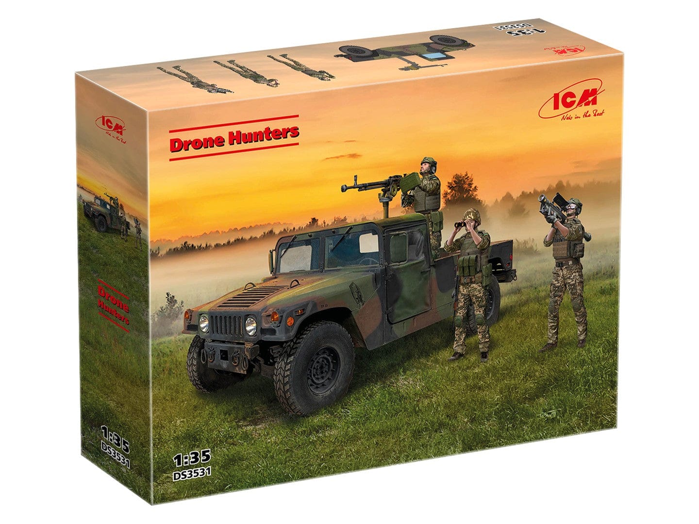 100 - ICM - DS3531 - Drone Hunters - box front right angle