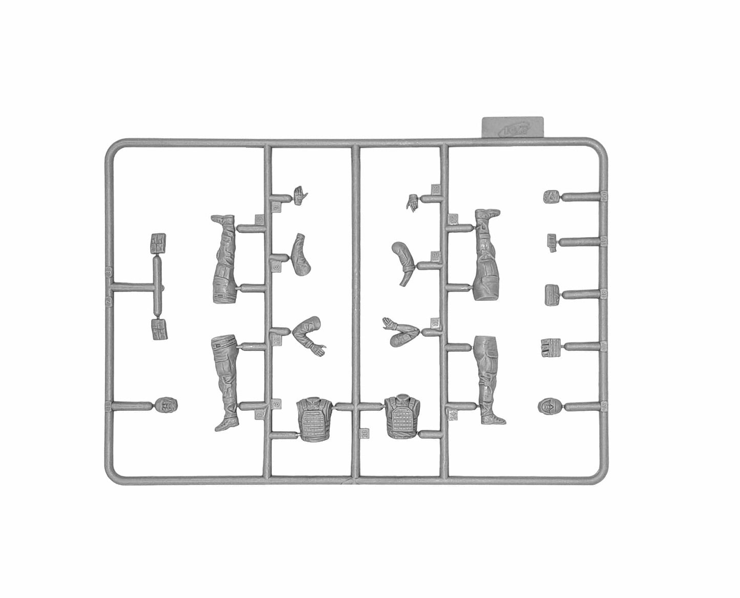 210 - ICM - 35017 - ZiL-131 with DShKMd Crew - sprue