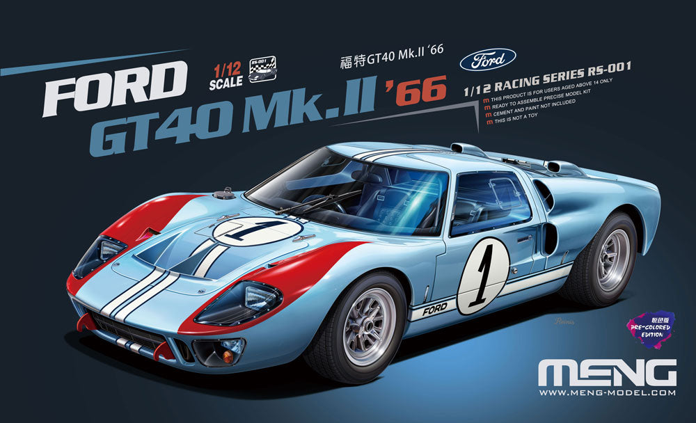 010 - primary image - Ford GT 40 Mk II 1966 [Coloured]