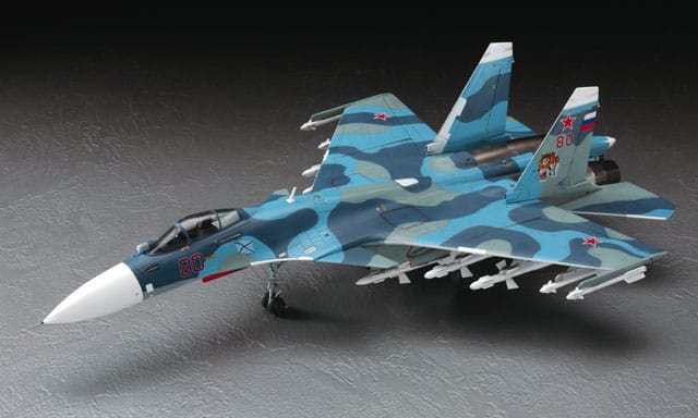 Hasegawa - E35 - Sukhoi Su-33 Flanker D - painted model