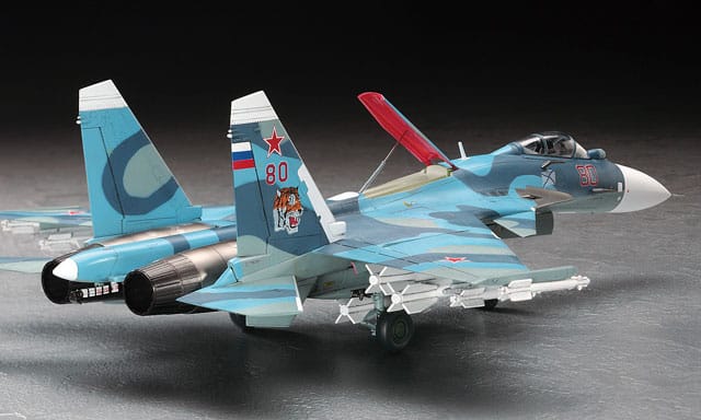 Hasegawa - E35 - Sukhoi Su-33 Flanker D - painted model