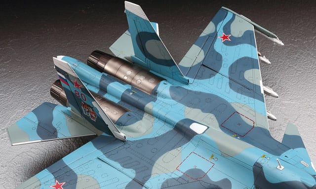 705 - Hasegawa - E35 - Sukhoi Su-33 Flanker D - painted model