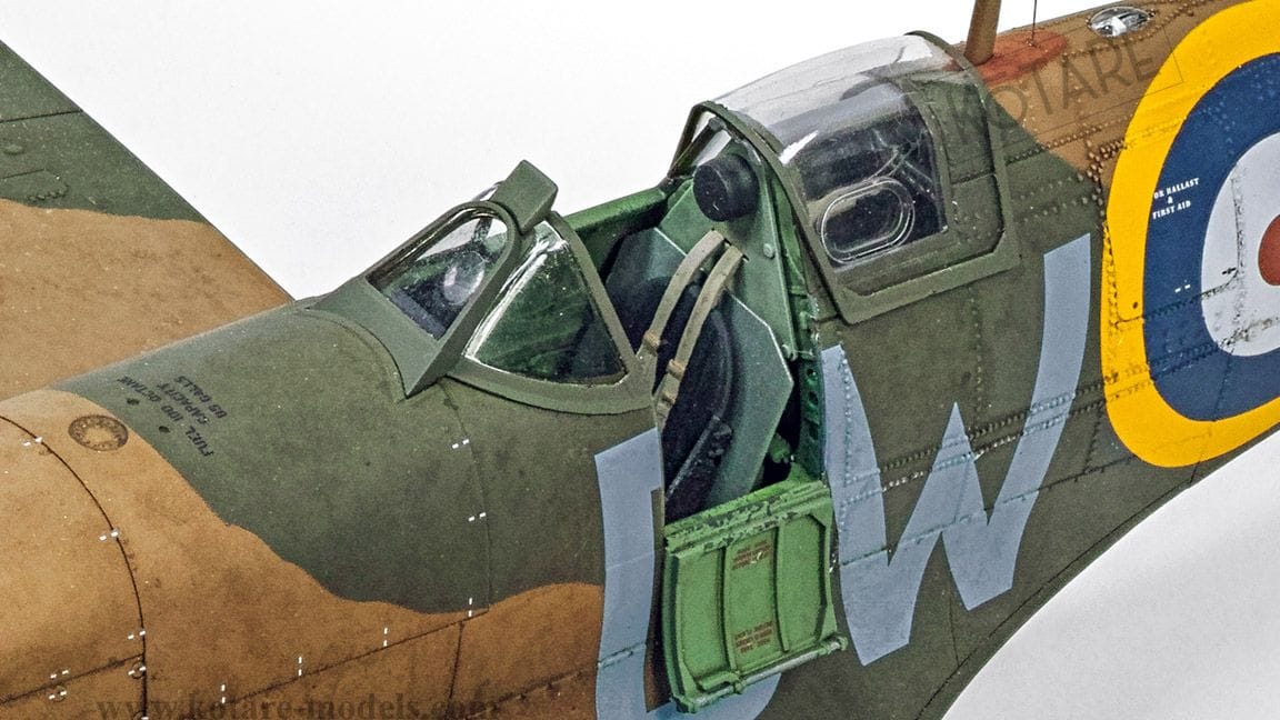 Kotare - 32001 - Supermarine Spitfire Mk Ia (mid) - painted model