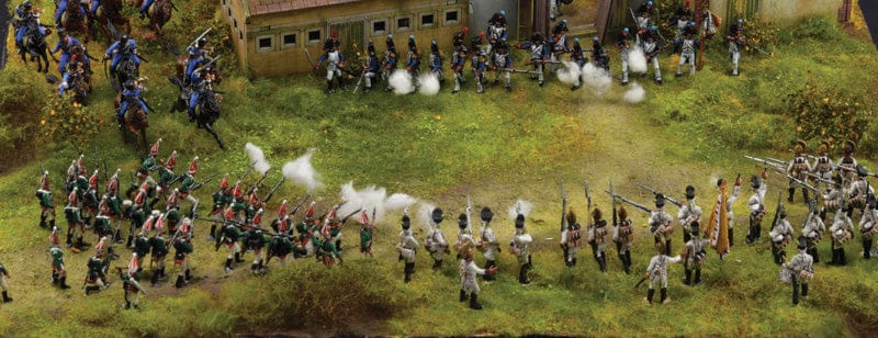Italeri - 6071 - Austerlitz 1805 - Fighting for Sokolnitz - painted model