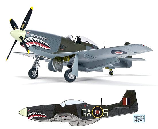 Zoukei-Mura - SWS09 - North American Mustang Mk IVa / P-51D/K Mustang - paint schemes
