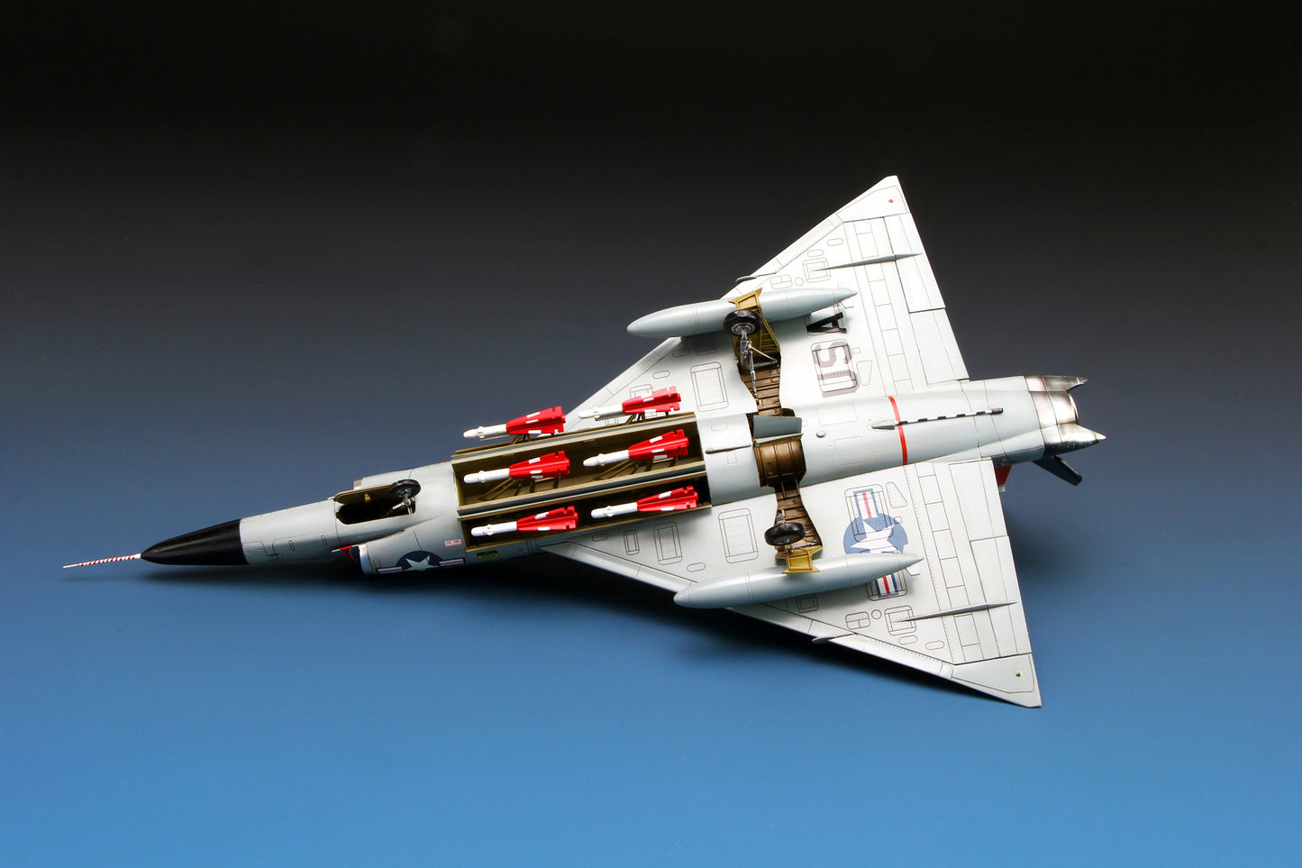 701 - painted model - Fuselage, Main Wings And Nose Of F-102A Are Accurately Modeled.