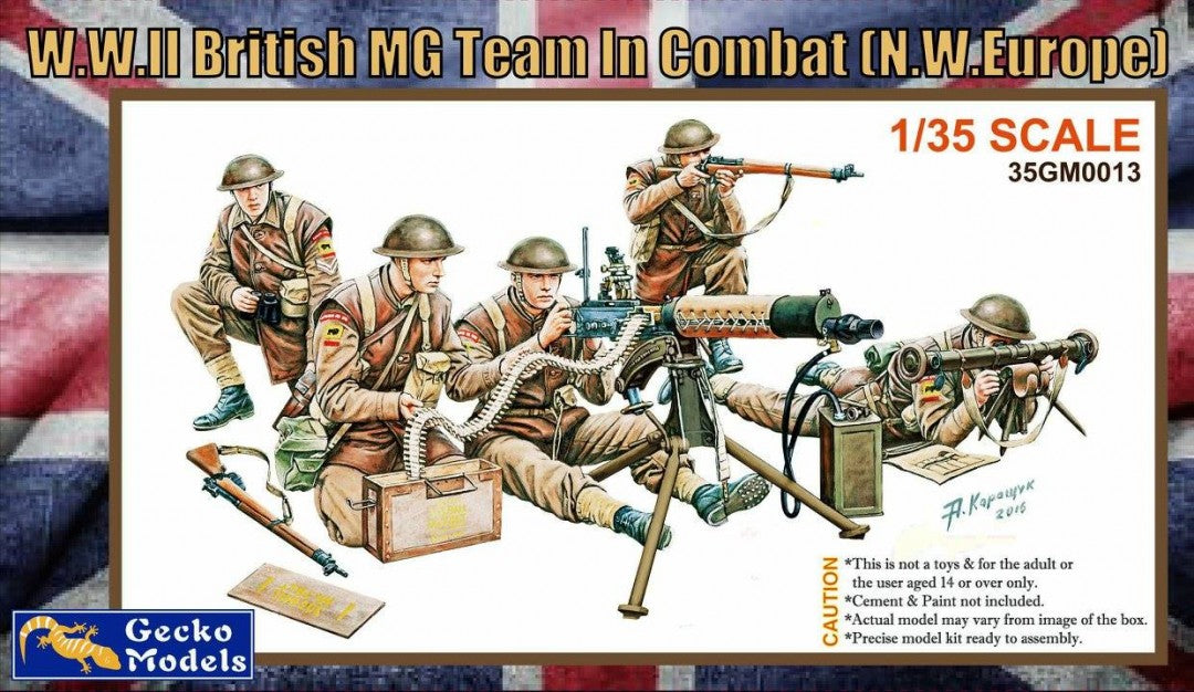 010 - British Vickers HMG Team In Combat (Northwest Europe) - primary image