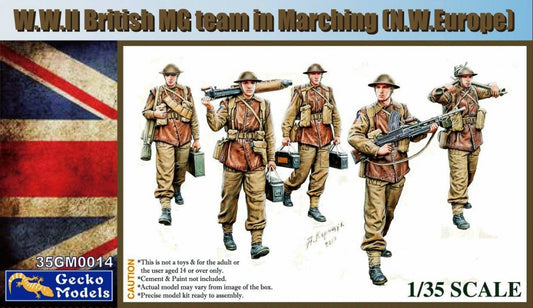 010 - British Vickers HMG Team Marching (Northwest Europe) - primary image