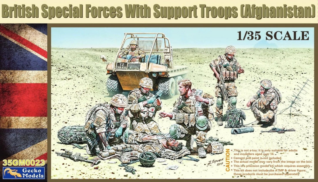 010 - British SAS/SBS Special Forces with Support Troops (Afghanistan) - primary image