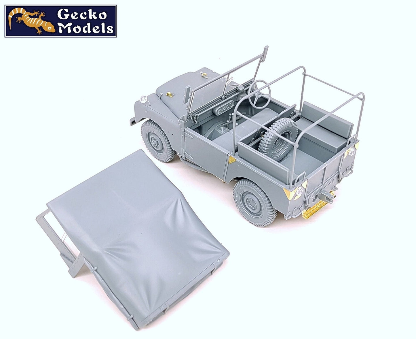614 - Gecko Models - 35GM0077 - Land Rover FV18001 Mk 1 80in 4x4 (late) - unpainted model