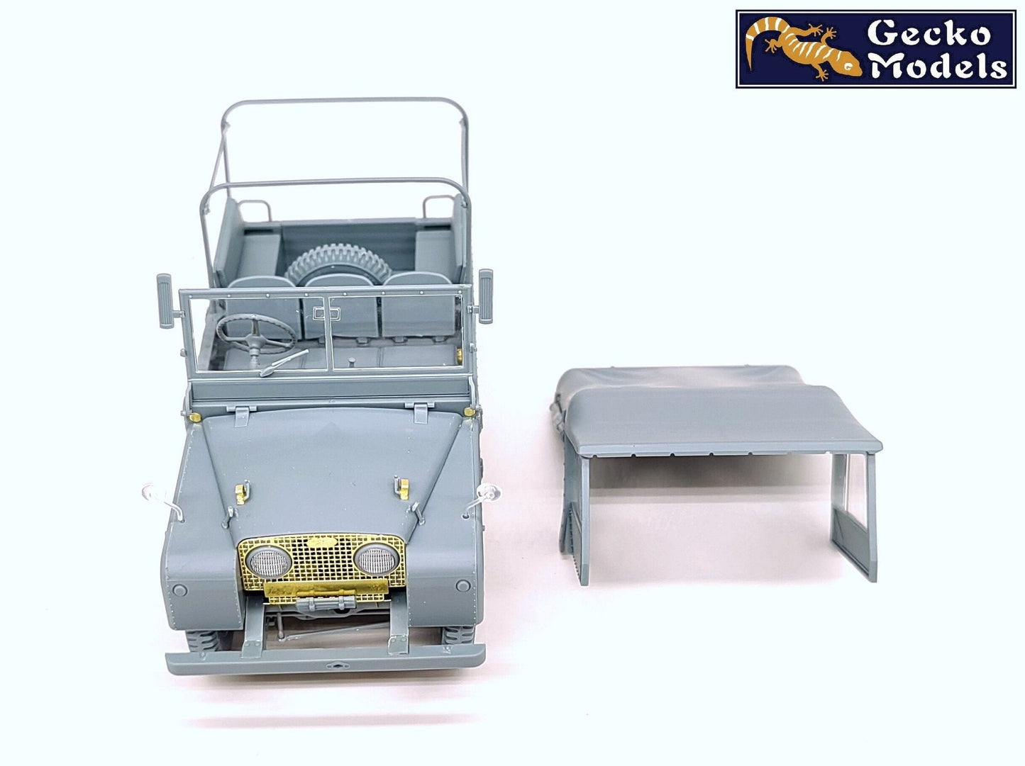 615 - Gecko Models - 35GM0077 - Land Rover FV18001 Mk 1 80in 4x4 (late) - unpainted model