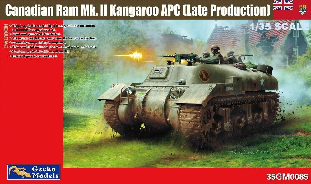 Gecko Models 1/35 scale Ram Mk II Kangaroo armoured personnel carrier ...