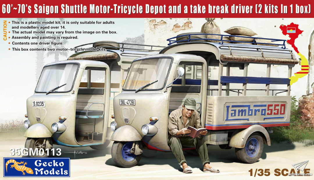 010 - Lambro 550 ‘Saigon Shuttle’ with Driver [double kit] - primary image