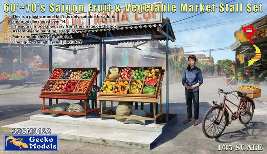 010 - Saigon Fruit and Vegetable Market Stall Set - primary image