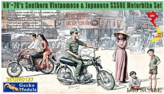 010 - Honda Benly SS50E and Vietnamese Civilians - primary image