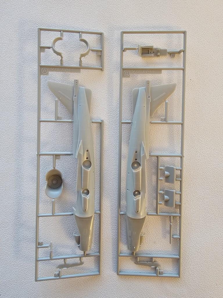 202 - Hasegawa - D19 - McDonnell Douglas AV-8B Harrier II - sprue