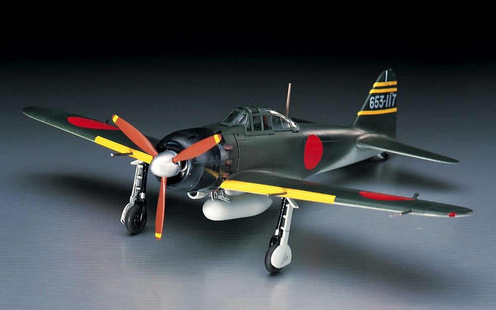 700 - Hasegawa - D22 - Mitsubishi A6M5 Zero Model 52 ‘Zeke’ - painted model