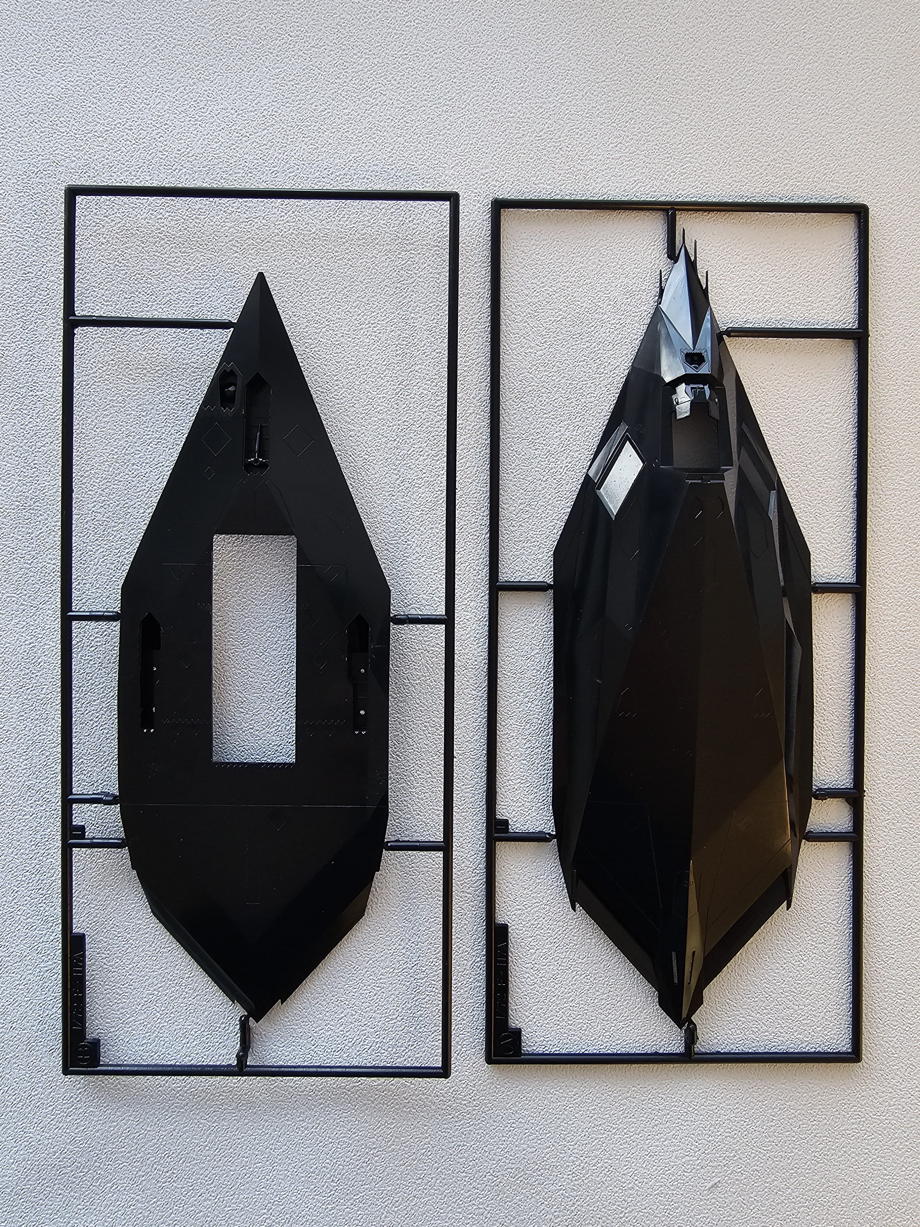 Hasegawa - E01 - Lockheed F-117A Nighthawk - sprue