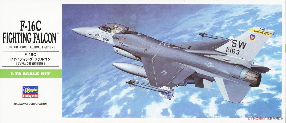 010 - Hasegawa - B02 - General Dynamics F-16C Fighting Falcon - primary image