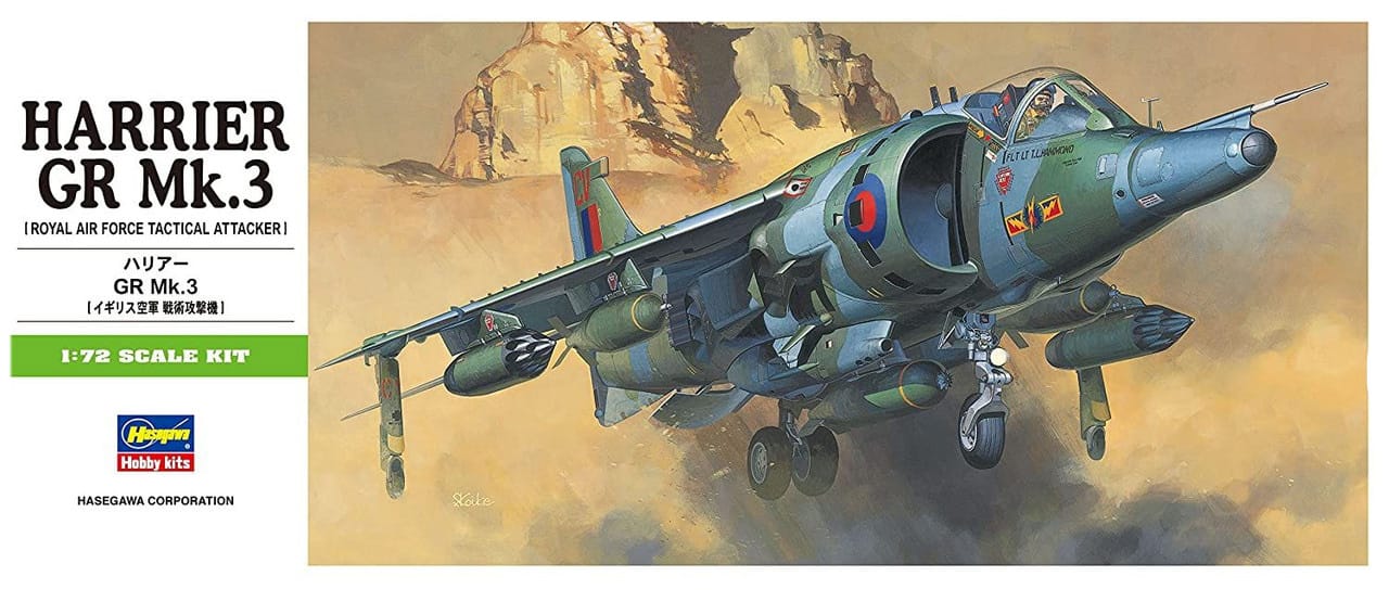 010 - Hasegawa - B06 - Hawker Siddeley Harrier GR.3 - primary image