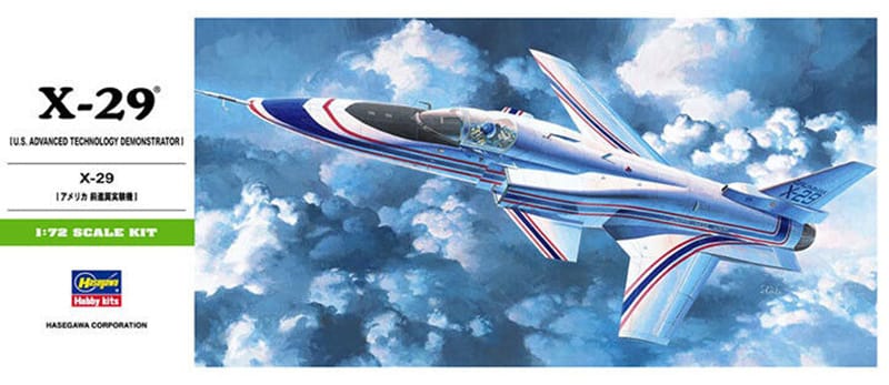 010 - Hasegawa - B13 - Grumman X-29A - primary image