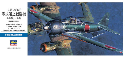 010 - Hasegawa - D26 - Mitsubishi A6M3 Zero Model 22/32 ‘Zeke’ - primary image