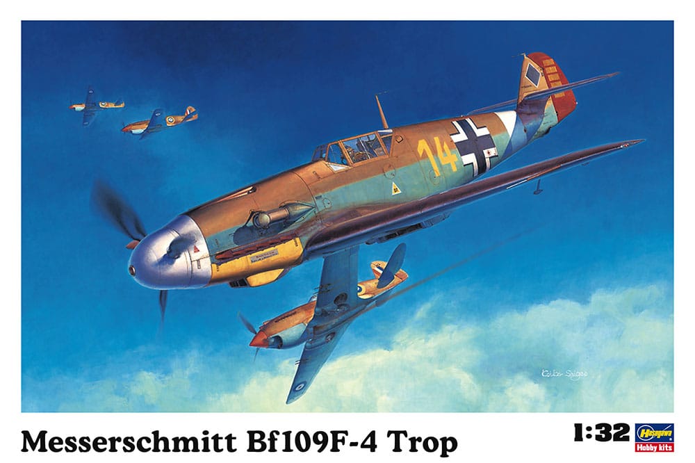 010 - Hasegawa - ST31 - Messerschmitt Bf 109 F-4 (trop) - primary image
