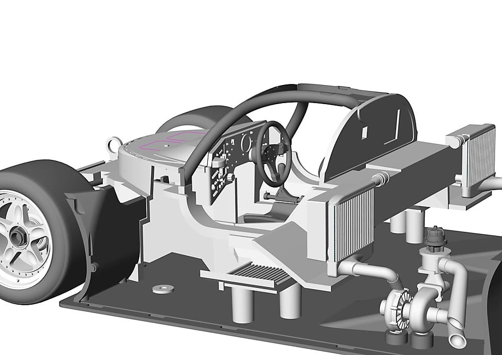 702 - 44562 - HMCC56 - Historic Car Series - painted model