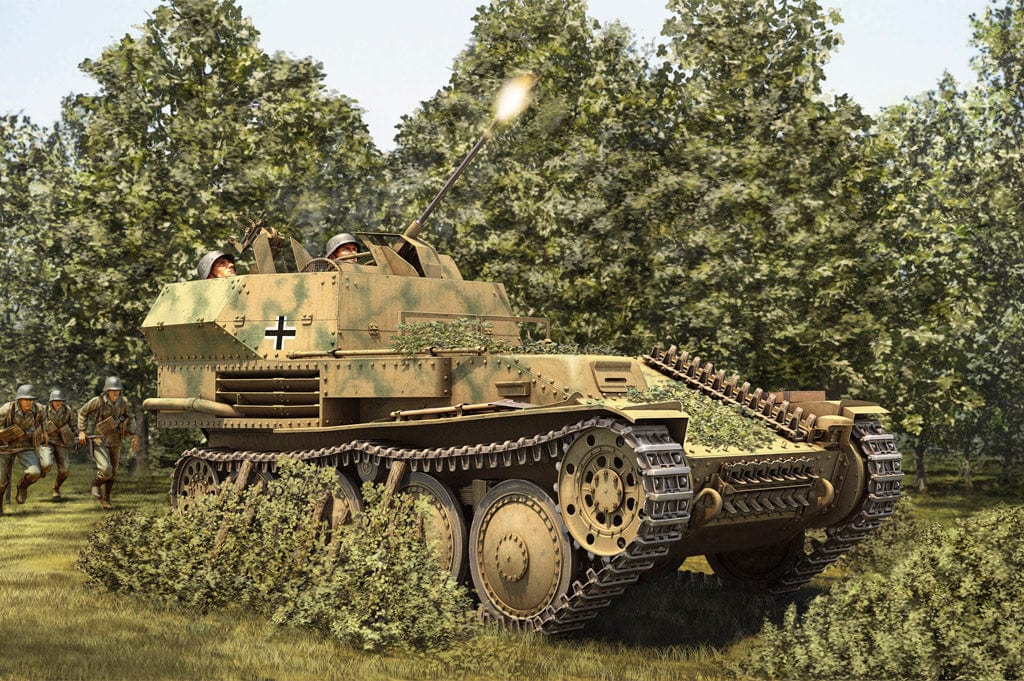 190 -  -  - Flakpanzer 38(t) - box art