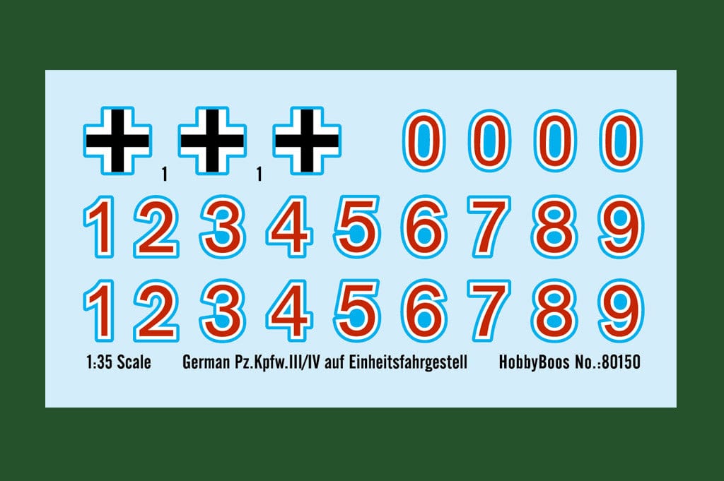 400 -  -  - Pz.Kpfw. III/IV auf Einheitsfahrgestell - decal sheet