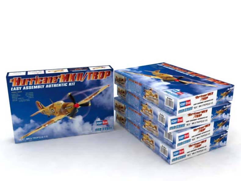 010 - HobbyBoss - 80216 - Hawker Hurricane Mk II (trop) - primary image