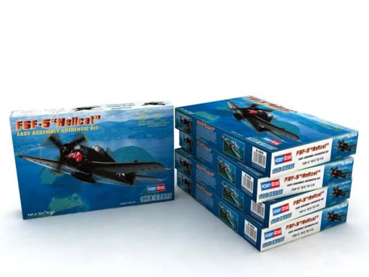 010 - HobbyBoss - 80260 - Grumman F6F-5 Hellcat - primary image