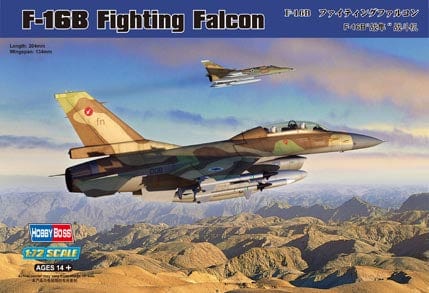 010 - HobbyBoss - 80273 - General Dynamics F-16B Fighting Falcon - primary image