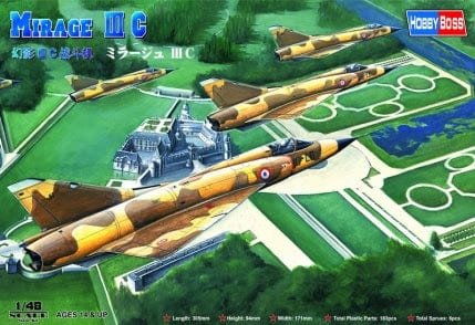150 - HobbyBoss - 80315 - Dassault Mirage IIIC / CZ - box art