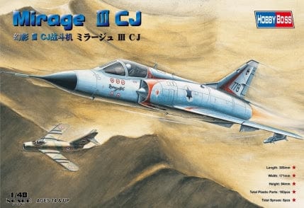150 - HobbyBoss - 80316 - Dassault Mirage IIICJ - box art