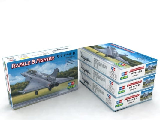 100 - HobbyBoss - 80317 - Dassault Rafale B - box front left angle